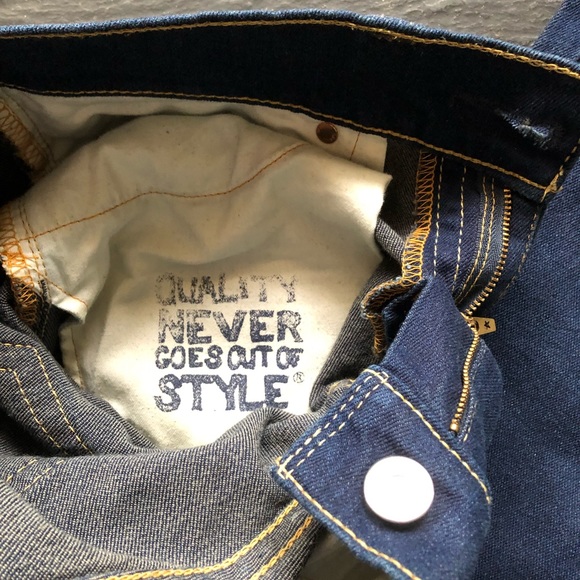 LEVI STRAUSS & CO.] Y2K Limited edition boots cut Denim Jean - Picture 9 of 10